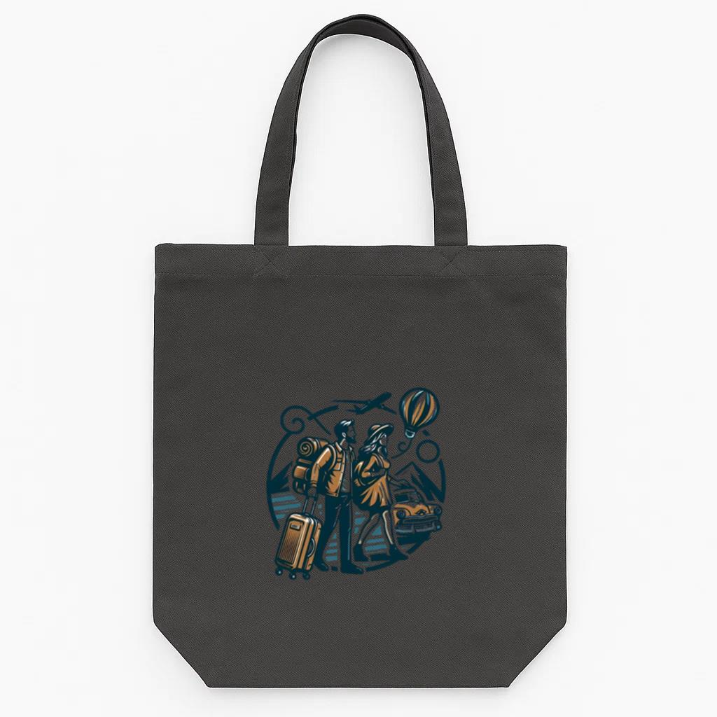 Bold Joyful Travelling Camping Tote Canvas Bag