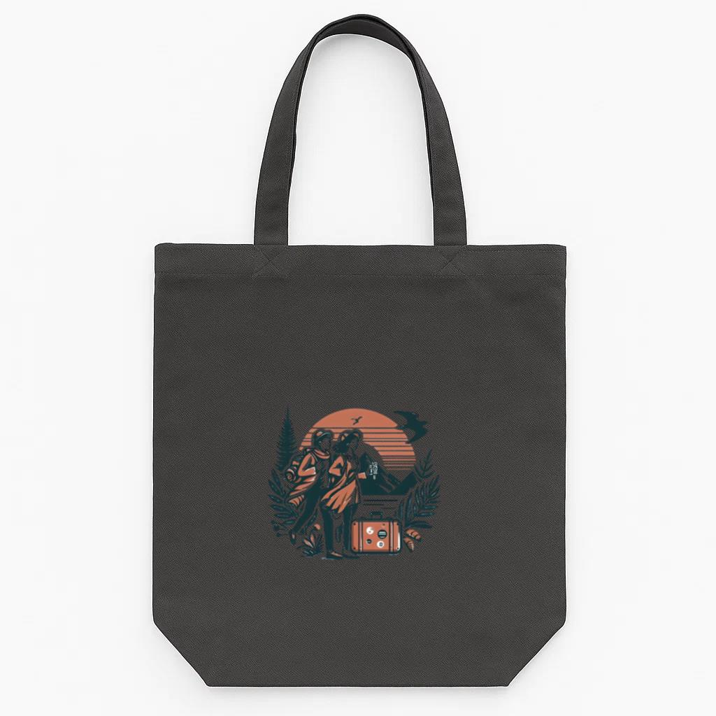 Bright Calm Travelling Camping Tote Canvas Bag
