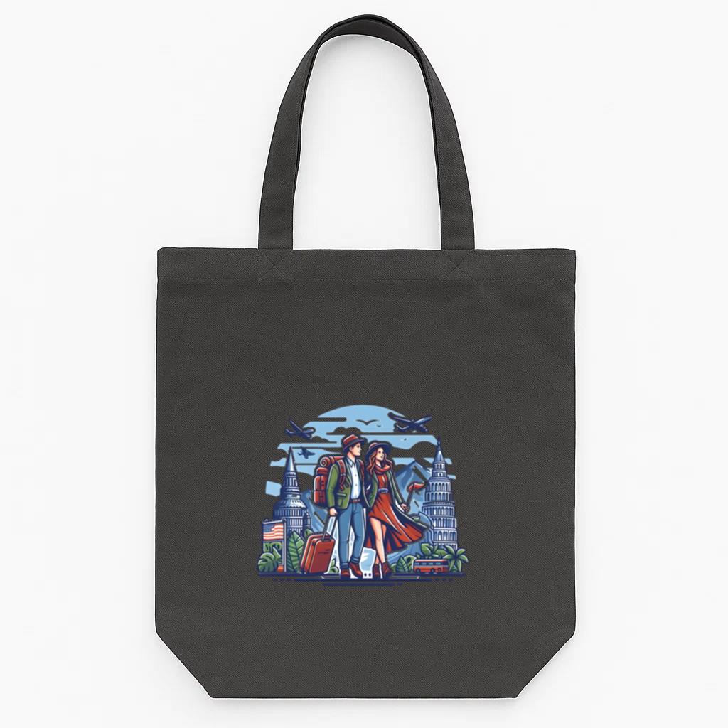 Bright Splendid Camping Travelling Tote Canvas Bag