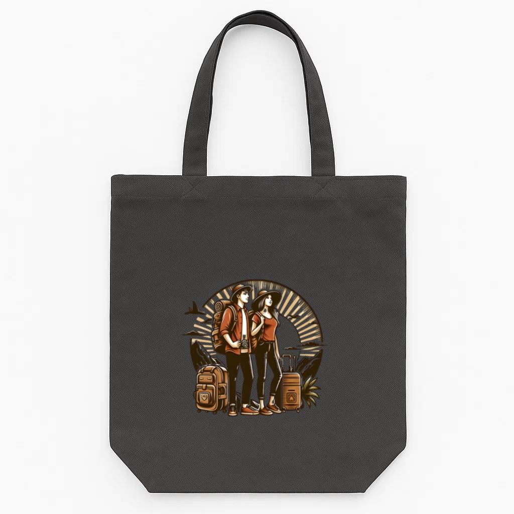Bright True Camping Travelling Tote Canvas Bag
