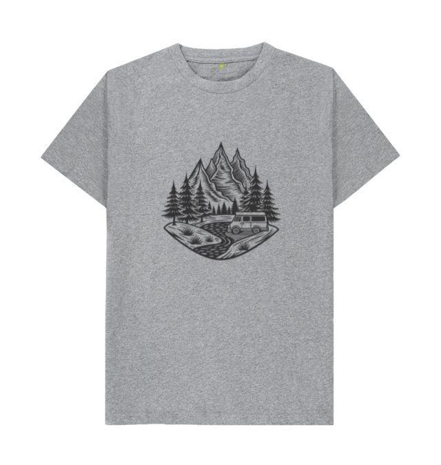 Camper Hiking Happy Bold T-Shirt