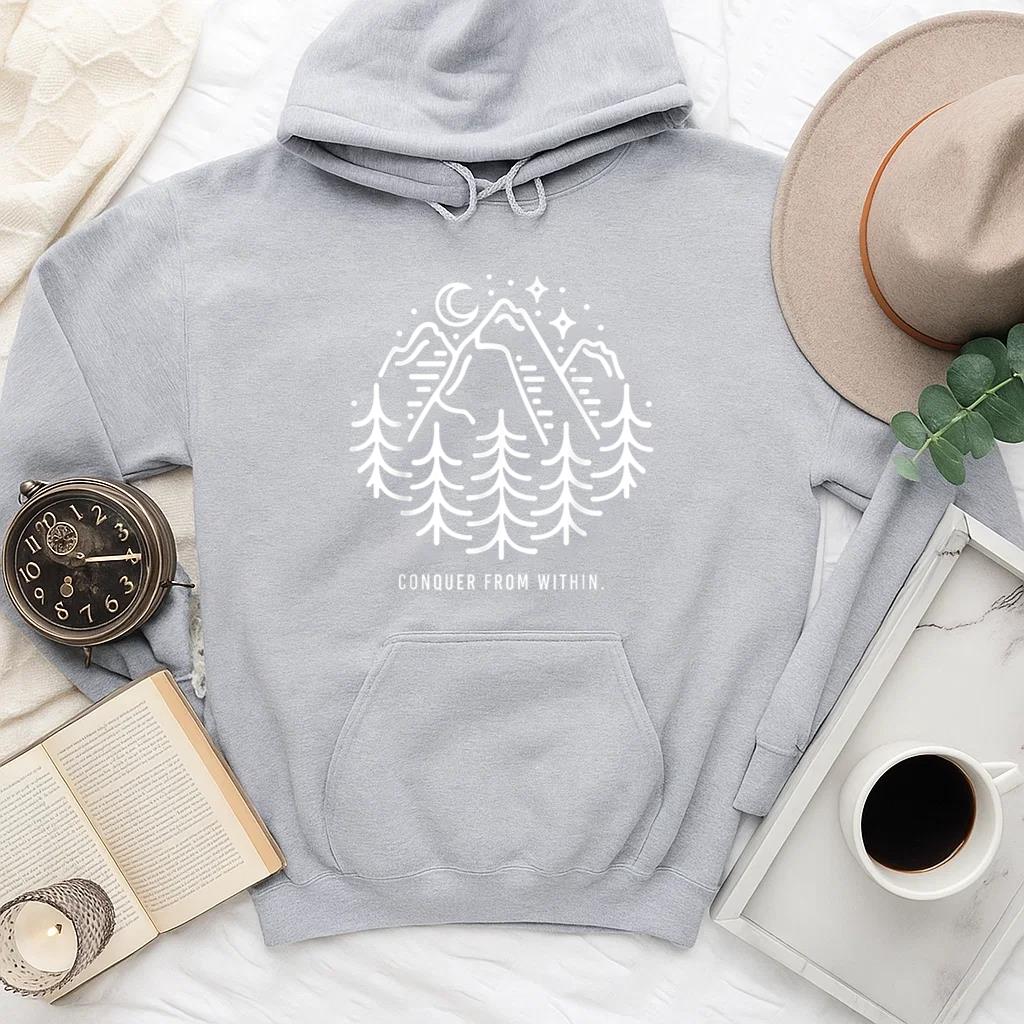 Camping Conquer From Within Hoodie