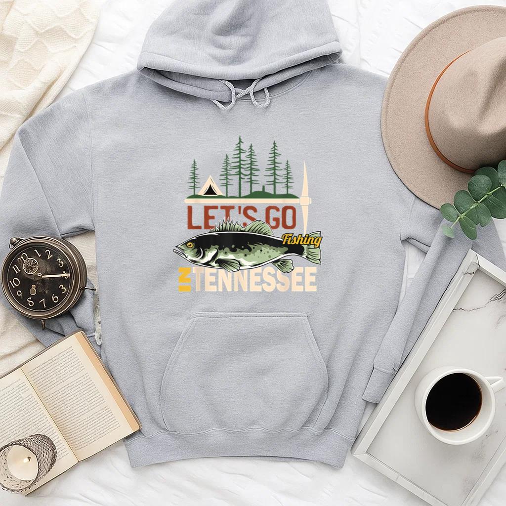Camping Fishing In Tennessee Hoodie