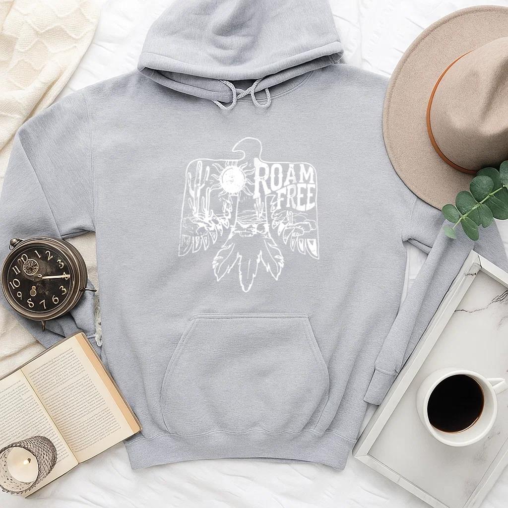 Camping Life Desert Thunderbird Roam Free Hoodie