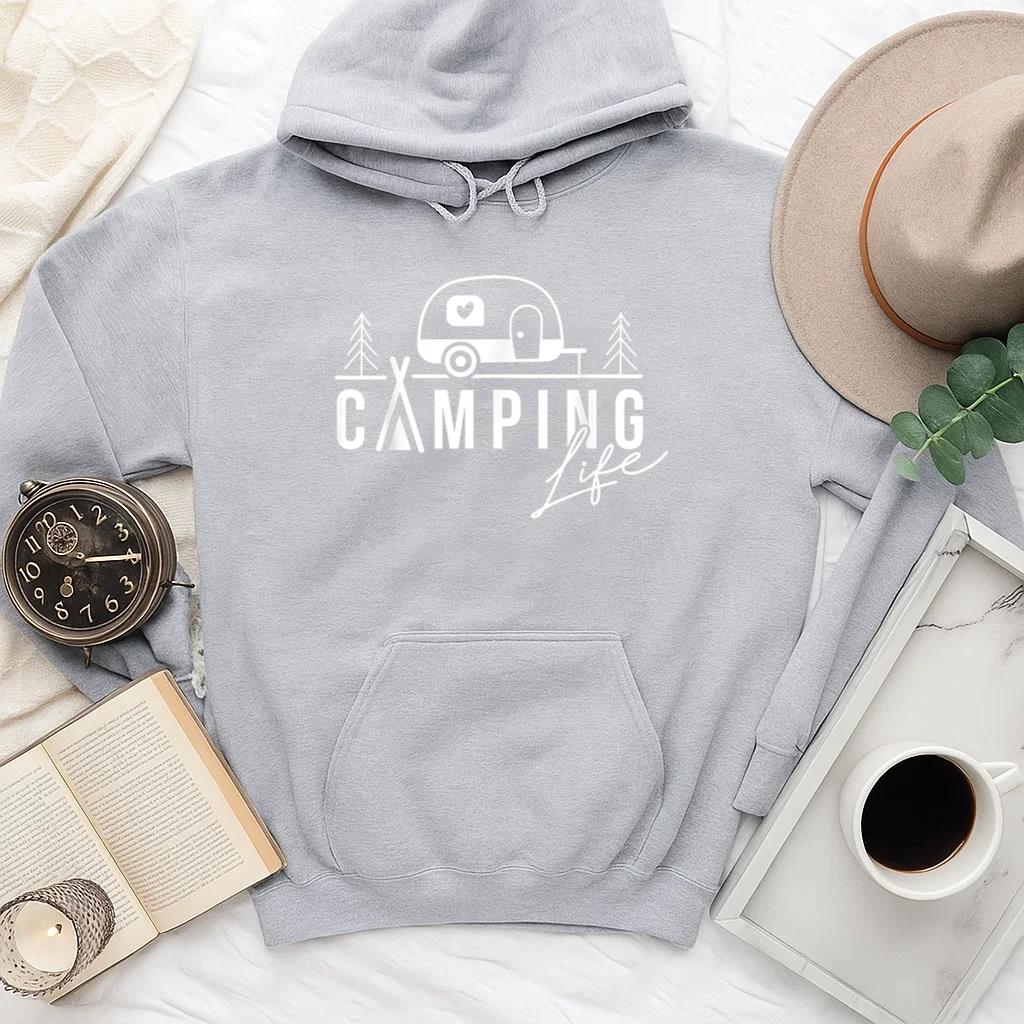 Camping Life Happy Camper Hoodie