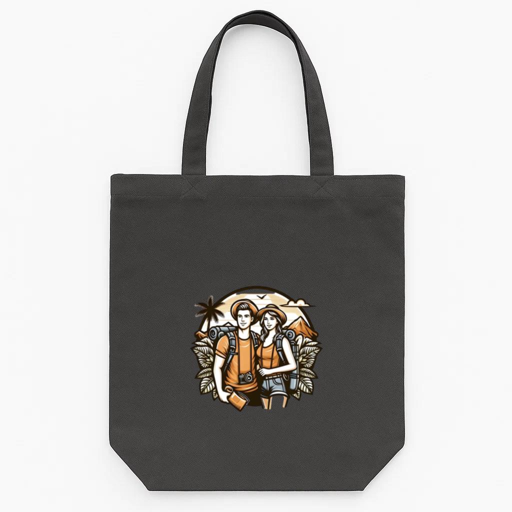 Charm Elegant Camping Travelling Tote Canvas Bag