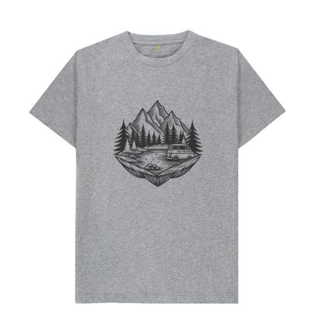 Hiker Hiking Brave Minimal T-Shirt