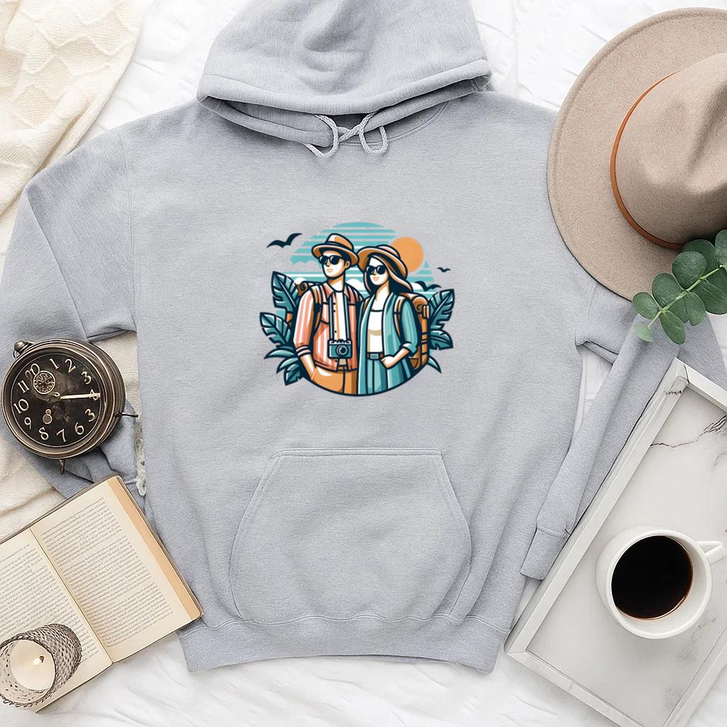 Light Cheerful Travelling Camping Hoodie
