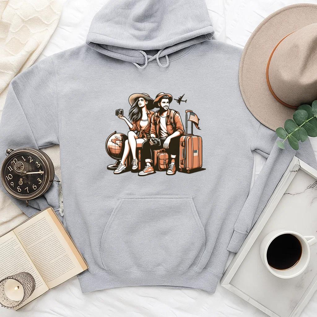 Love Radiant Camping Travelling Hoodie