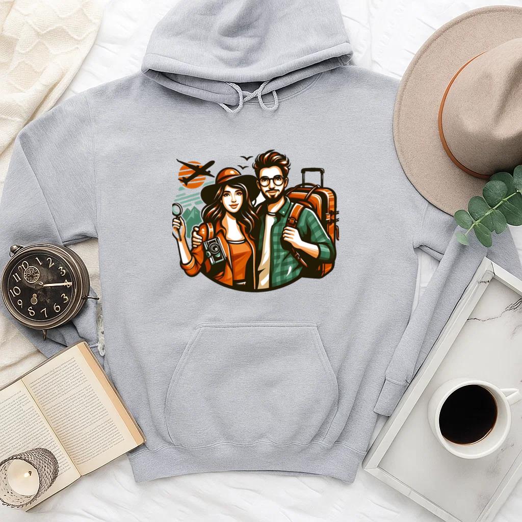 Love Vivid Travelling Camping Hoodie