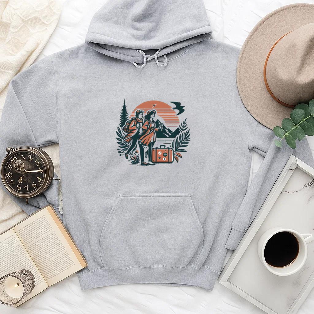 Lovely Lucky Camping Travelling Hoodie