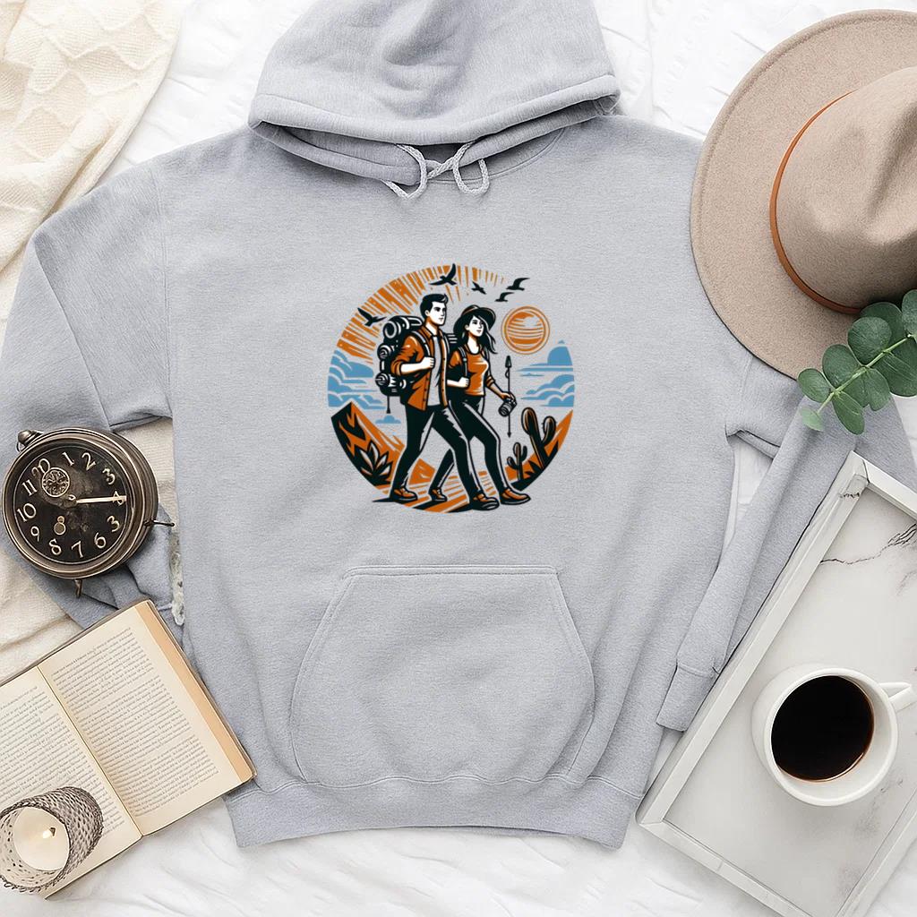 Lovely Sunny Camping Travelling Hoodie