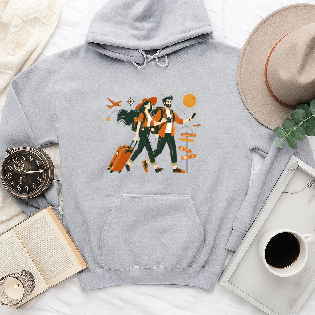 Lucky Elegant Camping Travelling Hoodie