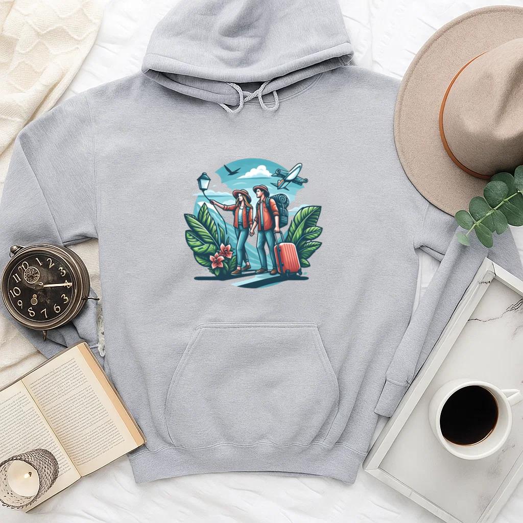 Lucky Peaceful Travelling Camping Hoodie