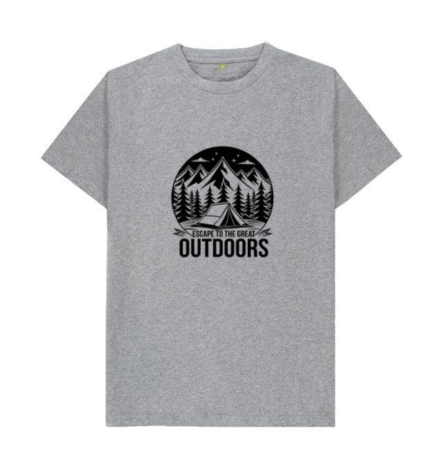 Nature Hiking Focused Flat T-Shirt