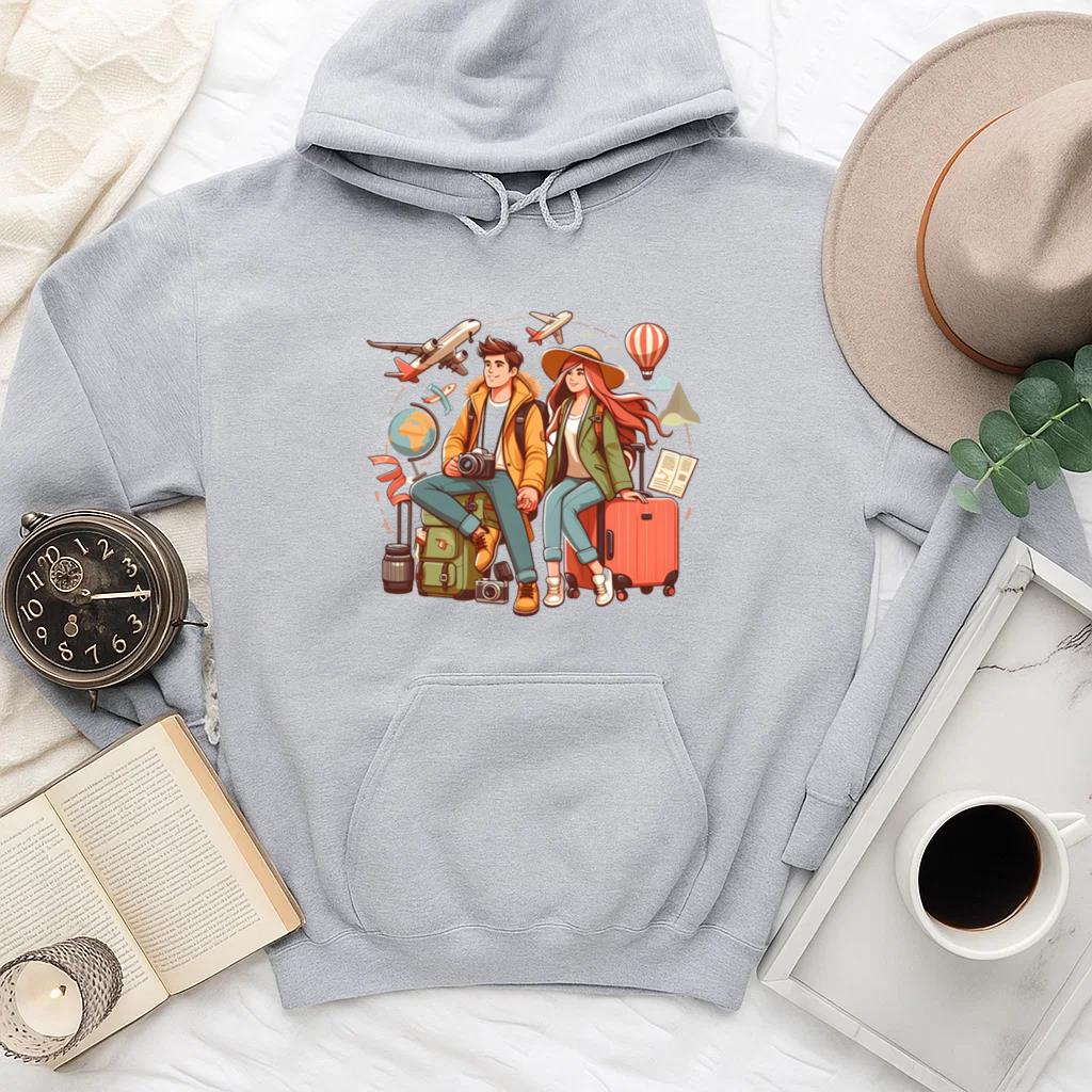 Noble Lovely Camping Travelling Hoodie