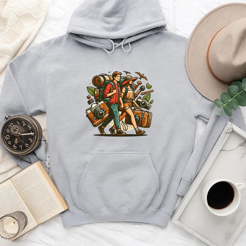 Peace Humble Camping Travelling Hoodie