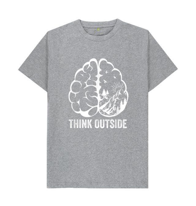 Think Outside Hiking Nature Camping T-Shirt